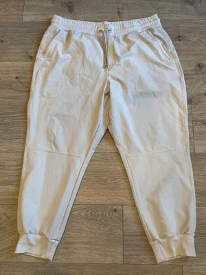 OLD NAVY StretchTech Quick Dry Cream Joggers XL Athleisure Loungewear Casual thumbnail 1