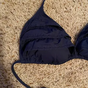 Navy Abercrombie & Fitch Triangle Bikini Top thumbnail 2