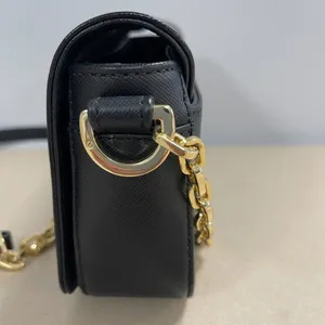 Tory Burch Robinson Mini Bag, Black w/ Gold-tone Hardware - Preowned thumbnail 4