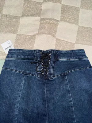 NWT We The Free CRVY Dark‎ Blue Women's Flared Jeans thumbnail 3