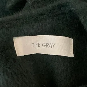 The Gray Women's Green Faux Fur Fleece Half Sleeve Crew Neck Sweater Top Size M thumbnail 4