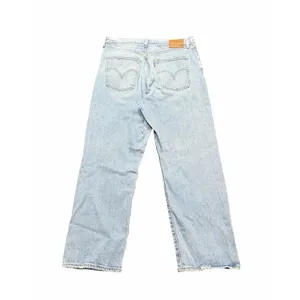Levis Premium Ribcage Straight Ankle Jeans Womens 32x27 High Rise Light Wash thumbnail 2