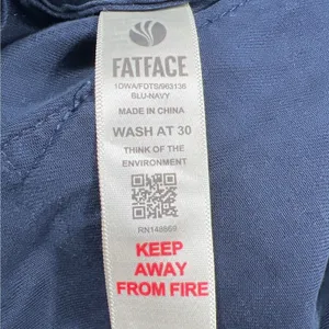 Fat Face Navy Blue Short Sleeve Button Front Jumpsuit Womens 6 EUC thumbnail 9