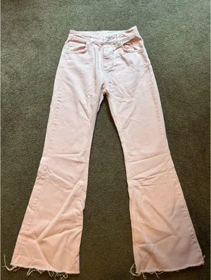Pink jeans Size 26 thumbnail 1