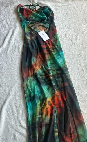Outcast clothing abella maxi dress moody leopard thumbnail 7