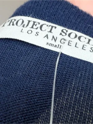 New Project Social T Crewneck Sweatshirt Navy thumbnail 9
