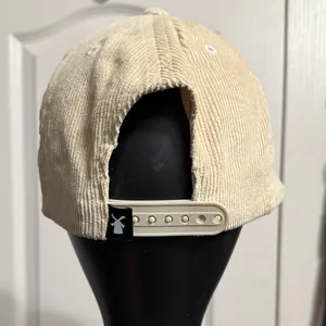 Dutch Bros Cream Corduroy Baseball Snapback Hat Cap Logo Broista Official Merch thumbnail 3