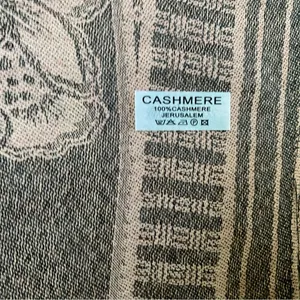 100% Cashmere Pashmina made in Jerusalem — Never Worn thumbnail 2