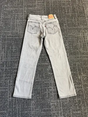 Levi's Wedgie Straight Ankle Jeans Button Fly Size 28 thumbnail 5