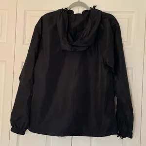 Champion Men’s Small Black Anorak Windbreaker Half Zip Hooded Pullover thumbnail 5