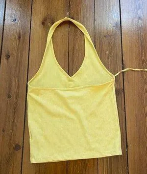 American Eagle Outfitters Yellow Tank Top thumbnail 3