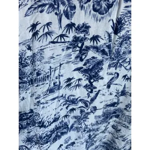 Joie Linen Toile Tank Dress Cutout Blue White French Aline Pockets Cottagecore M thumbnail 6