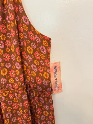 Floral Maxi Dress Size Large Multiple thumbnail 3