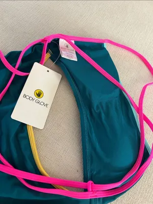 Body Glove Women Devon One Piece Swimsuit with Cutout Front, Green, Size XS, NWT thumbnail 7
