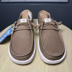 Hey Dude Wendy Stretch Canvas, Taupe, US W6 thumbnail 2