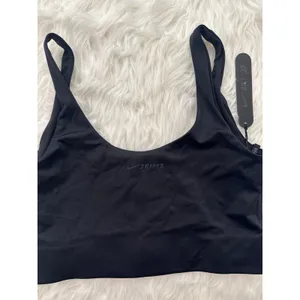 Nike Skims Shine Scoop Neck Longline Bra Obsidian Size Small thumbnail 8