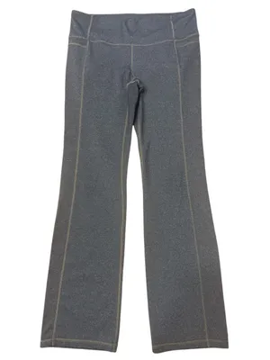 Athleta Womens Straight Up Pant Bootcut Legging Grey Yoga Stretch Size Large Pet thumbnail 1