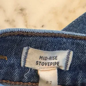 VTG Madewell Stovepipe Jeans Sz 27 tear in backside thumbnail 5