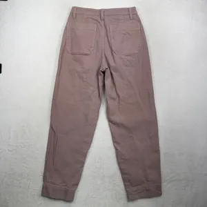 Madewell 26 Slim Emmett Tapered Pants High Rise Vintage Petal Pink MD115 Relaxed thumbnail 11