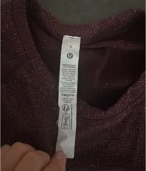 Lululemon Short-Sleeve Shirt 2.0 Hip Length Sparkle thumbnail 3