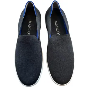 Rothy's Womens‎ The Sneaker Black Solid Slip On Knit Casual Eco Friendly Size 9 thumbnail 2