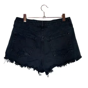 Klique B. Black High Rise Festival Jean Shorts Size 28 Distressed Destroyed thumbnail 3