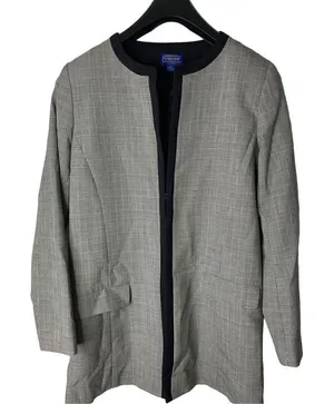 Pendleton vintage houndstooth jacket 100% virgin wool size 10 thumbnail 1