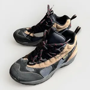 Vasque Womens 7.5 Gore-Tex VST Hiking Shoes Brown Black Suede‎ Waterproof Trail thumbnail 1