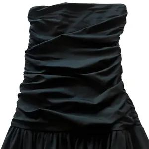 NIA Santal Revolve Black Strapless Midi Dress thumbnail 10