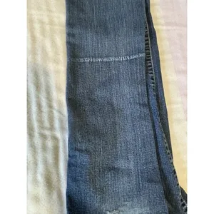 Y2K Miss Chic Low Rise Bootcut Jeans‎ Sz 9 Thick Stitch Rhinestone Embroidered thumbnail 10