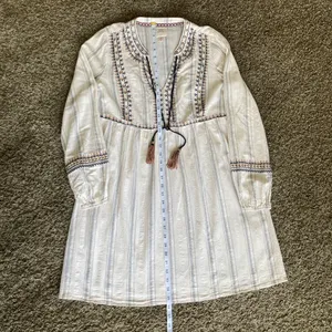 Knox Rose Boho Embroidered Peasant Tunic Dress – Size M thumbnail 5