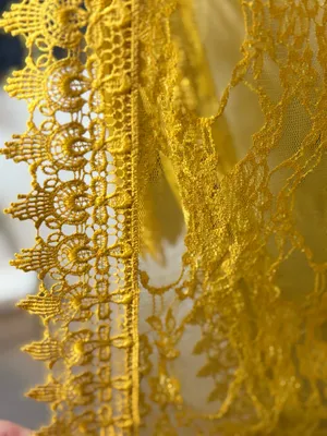 Polly & Esther Golden Yellow Lace Cardigan thumbnail 5