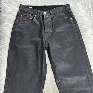 Levi’s Black Wax Coated High Waisted Jeans thumbnail 3