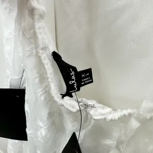 Lulus Blossoming with Charm White Embroidered Tie-Back Midi Dress XL NWT thumbnail 12