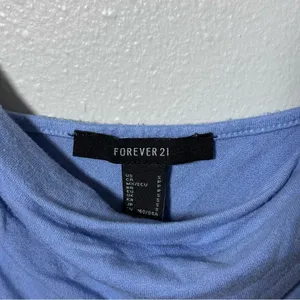 Forever 21 Women blue‎ Tank Top size small thumbnail 3