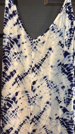 Victoria's Secret blue and white romper thumbnail 2
