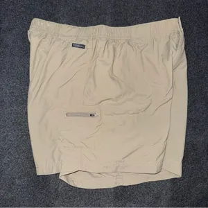 Columbia Sandy River II Cargo Shorts Sz Large Tusk Omni-Shade UPF 30 6” inseam thumbnail 3