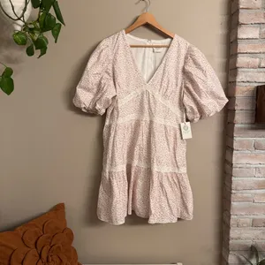 TUCKERNUCK Pink Ditsy Floral Lace Isabelle Mini Dress‎ – Hyacinth House 🌸 thumbnail 2