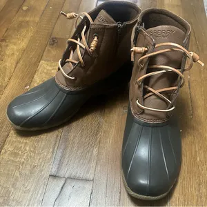 NWOB Sperry Duck Boots 9.5 thumbnail 6