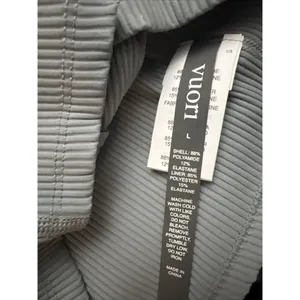 Vuori Women’s Rib Crop Tank Light Cloud Blue Size Large New w/tag $64 thumbnail 4
