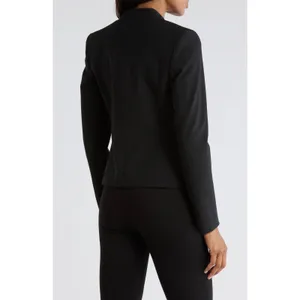 Theory Lanai Open Stretch Wool Blazer Women's Black Size 0 thumbnail 2