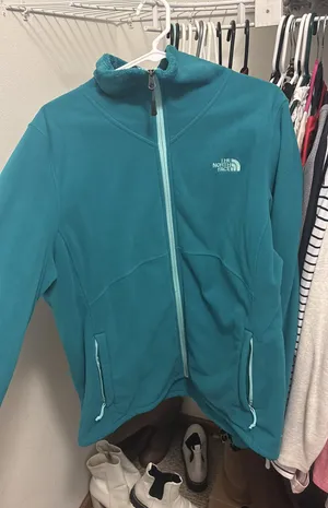 Blue Northface woman’s full zip jacket size XL thumbnail 1