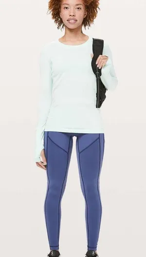 Lululemon All The Right Places Pant II Low Rise *28" Gatsby Blue size 2 thumbnail 7