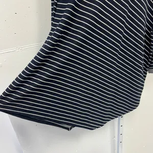 Vince Camuto Womens 3X Navy Blue White Striped 3/4 Sleeve Knit Top Nautical thumbnail 4
