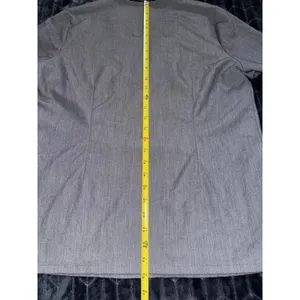 Figs Casma Top Women's Graphite Gray Three Pocket Scrub‎ V-neck Darted Back Sz M thumbnail 7