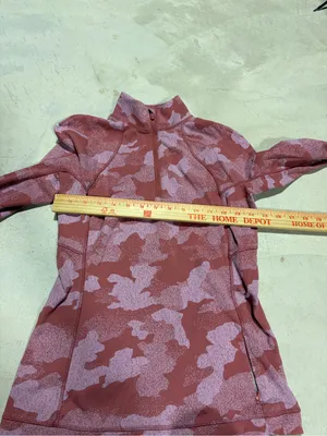 Lululemon it’s rulu run Women's Pink Camo Quarter-Zip top 8 thumbnail 5