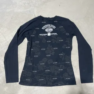 Harley Davidson L/S Graphic Tee Bedazzled Women's SZ M USA Missouri MO Villa thumbnail 7