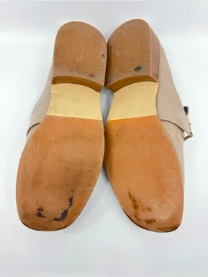 These Korks Laporte patent loafers feature a square toe and a block heel. SZ 10 thumbnail 6