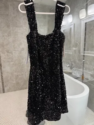 Princess Polly Black Sequin Mini Dress- Size 0 *NWT Homecoming Dress thumbnail 4