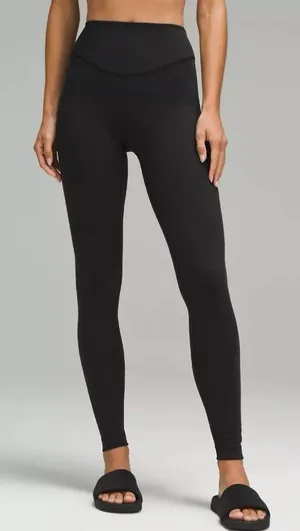 Lululemon Wunder Under SmoothCover High-Rise Tight 25" Size 8 Black NWT thumbnail 1